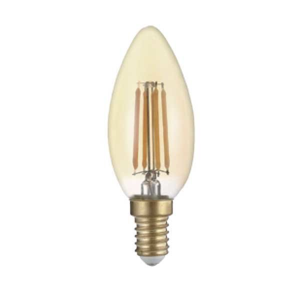 Bec LED Vintage E14 4W lumina calda, Optonica