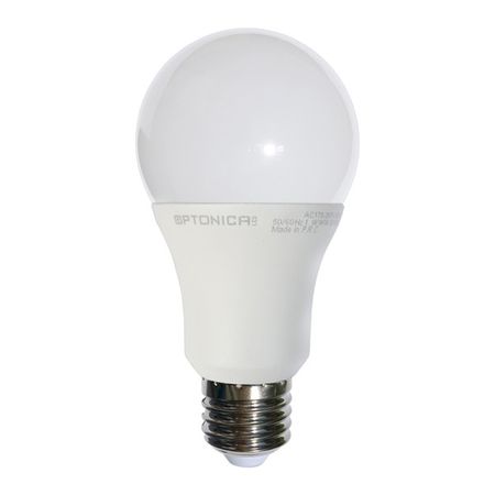 Bec LED A60 12W E27 lumina alba calda, Optonica - standard