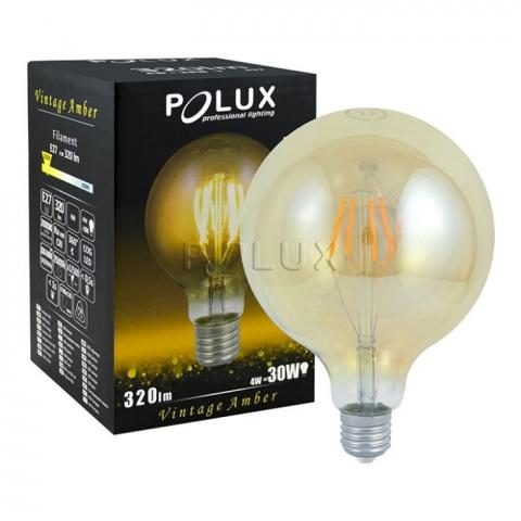 Bec LED Vintage  4W E27 , lumina calda Polux – auriu