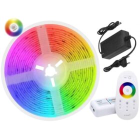 Kit banda LED RGB, 300 Led-uri + controller touch