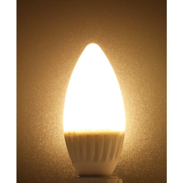 Bec LED E14 lumanare, 10W lumina calda, Lumiled