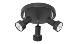Lampa spot tripla neagra, metal Rabalux - spot mobil