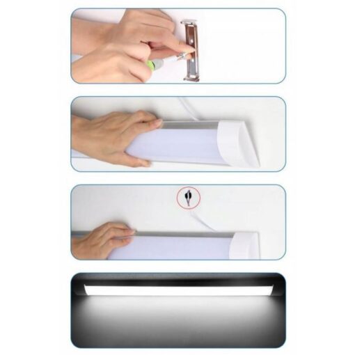 Corp de iluminat LED 40W ,120 cm lumina calda aplicat