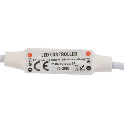 Controller banda LED monocolor RF 72W, 6A 5V - 24V