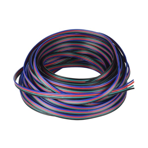 Cablu RGB (multicolor) pentru benzi LED, cu 4 fire