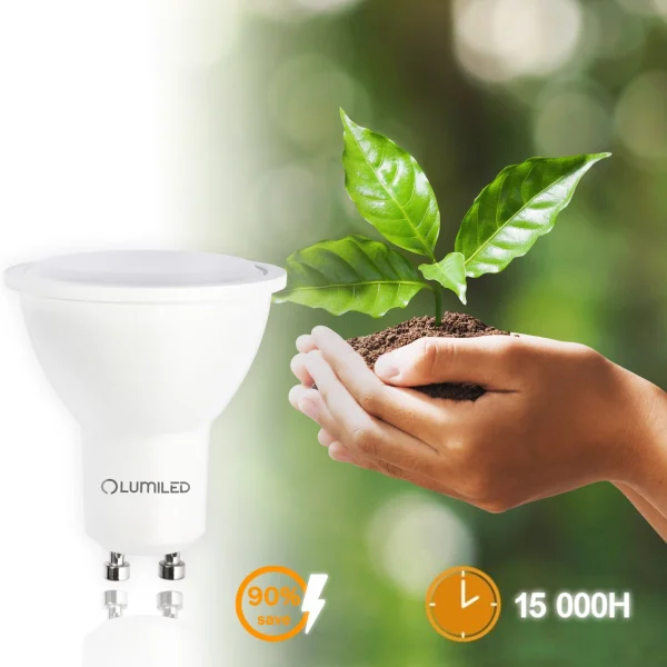 Bec led GU10, 8W(70W), 720lm, A+, lumina alba naturala, Lumiled