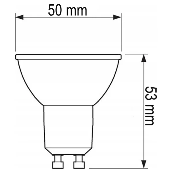 Bec led GU10, 8W(70W), 720lm, A+, lumina alba naturala, Lumiled