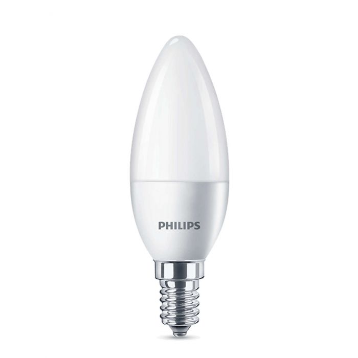 Bec LED E14, 7W(60W) lumanare 6500k, 806 lm – Philips