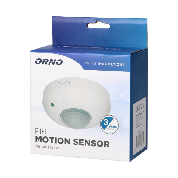 Senzor de miscare PIR 360 ° – setare de timp reglabila