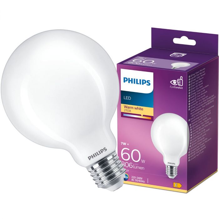Bec LED glob Philips Classic G93