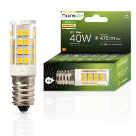 Bec LED E14 T25 5W(40W) 470lm 3000K Cald 320°