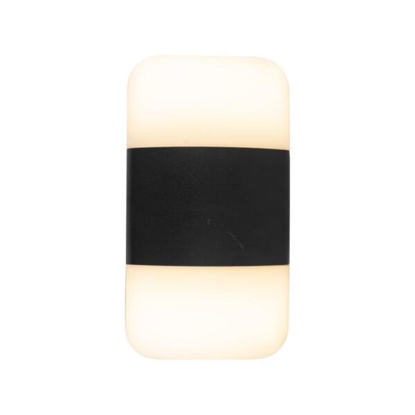 Aplica Exterior Geni, 12W, Negru, 3000K - imagine 4