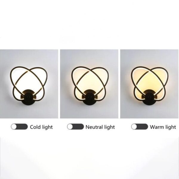 Aplica LED Atom, 24W, Lumina Rece/Calda/Neutra - imagine 2
