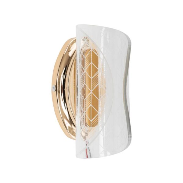 Aplica LED Leporis, 14W, 3000/4000/6000K, Auriu