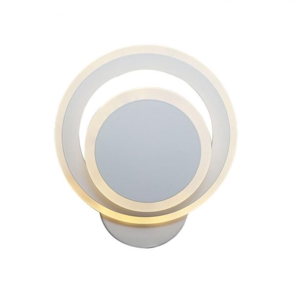 Aplica LED Uno, 24W, Lumina Rece/Calda/Neutra, Alb, Rotunda - imagine 4