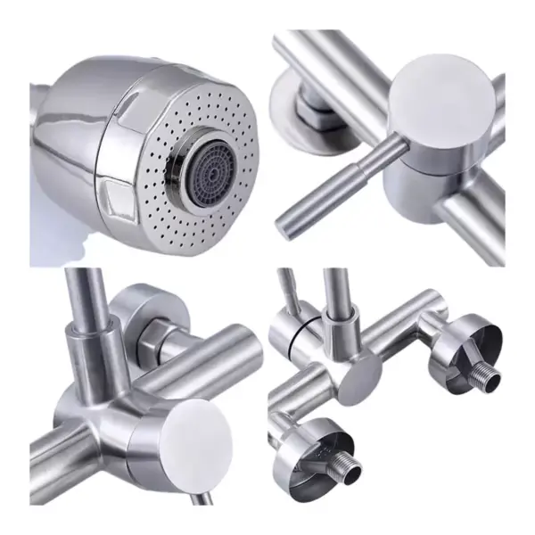 Baterie Bucatarie, Inox SUS304, Satinat, CF014 - imagine 3