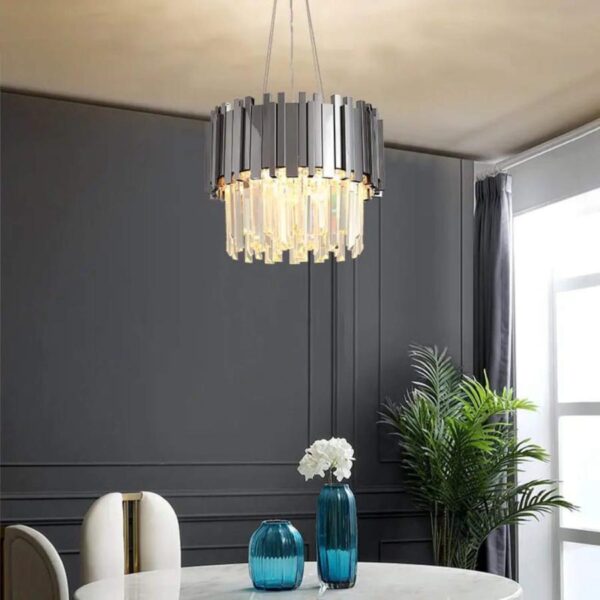 Candelabru Cory 5x E14 Argintiu