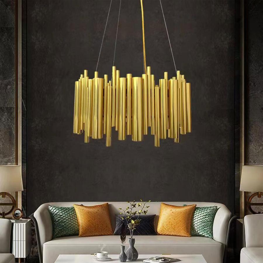 Candelabru LED Darie, 4*G9, Auriu, Metal