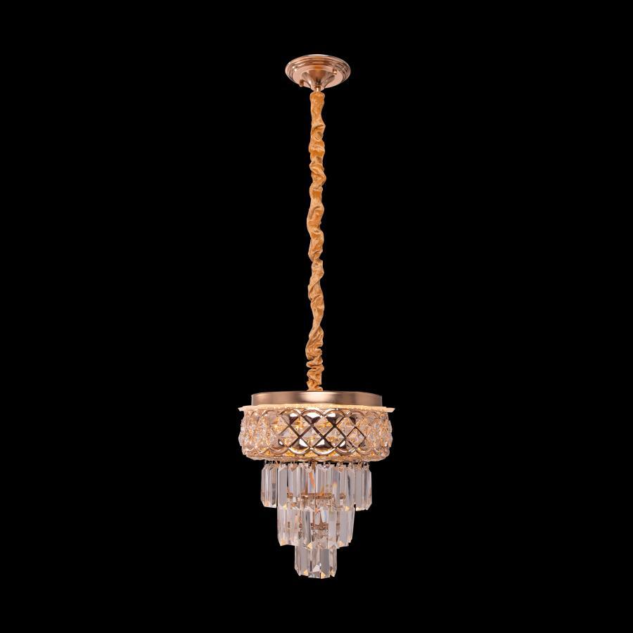 Candelabru LED Cristal Henri 24W Auriu