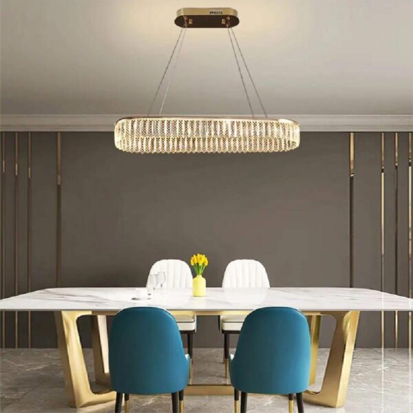 Candelabru LED cu Telecomanda Zimar 80W, Auriu