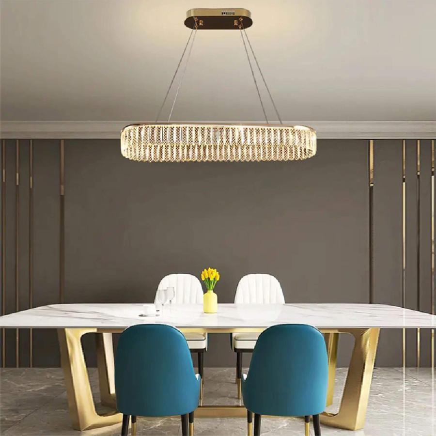 Candelabru LED cu Telecomanda Zimar 80W, Auriu