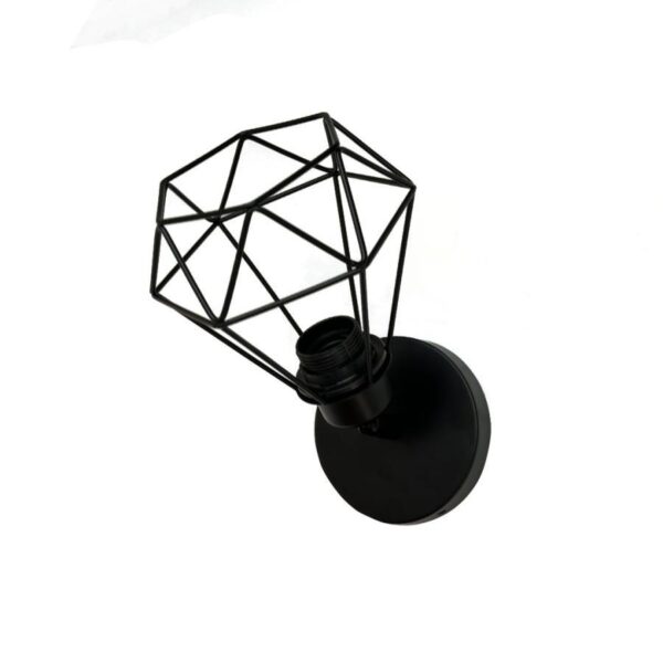 Lustra Aethra, 1x E27, Metal, Negru - imagine 2