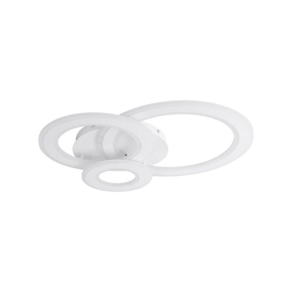 Lustra LED cu Telecomanda Kylie 77W Dimabila Alb - imagine 3