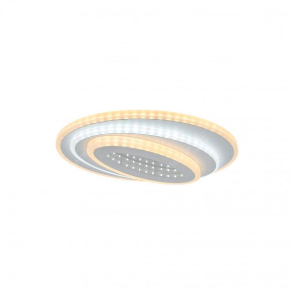 Lustra LED 3D Carolyn 36W Alb - imagine 3