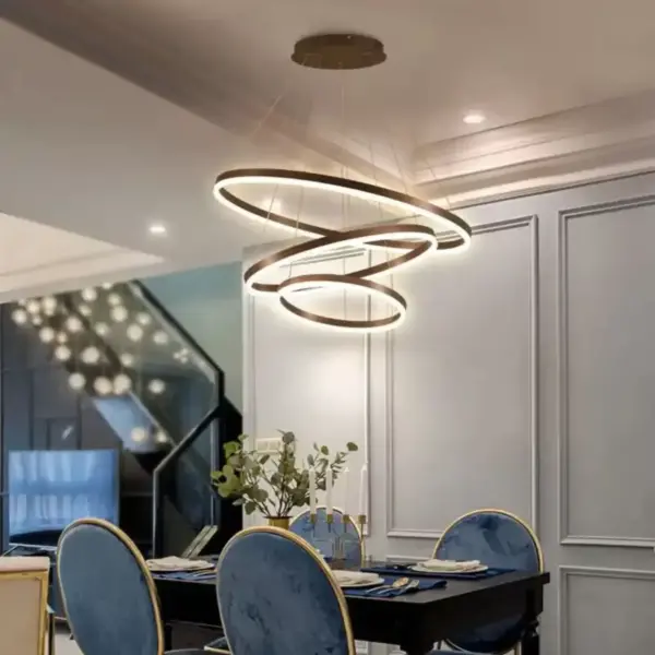 Lustra LED cu Telecomanda Emanuelle 152W Dimabila Alb Maro