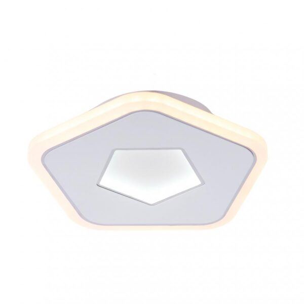Lustra LED Katy, 17W, Alb, Acril, Lumina Rece/Calda/Neutra - imagine 2