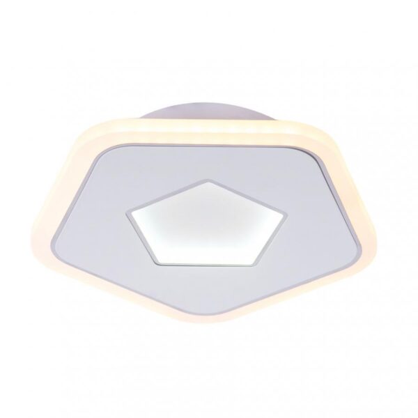 Lustra LED Katy, 17W, Alb, Acril, Lumina Rece/Calda/Neutra - imagine 3
