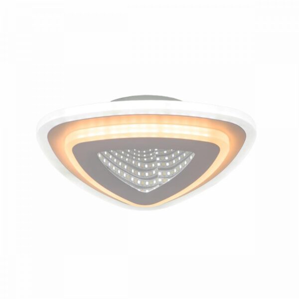 Lustra LED 3D Kiera 52W Alb - imagine 4