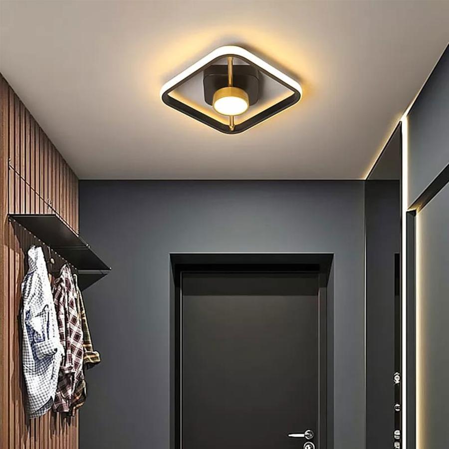Lustra LED Natsuko, 50W, Acril, Negru