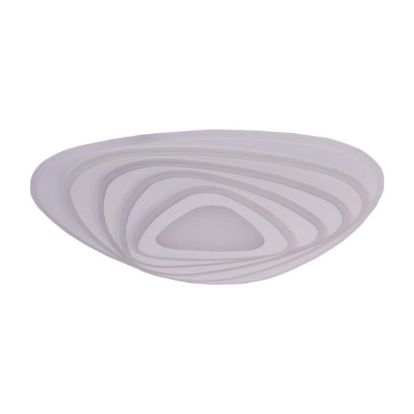 Lustra LED cu Telecomanda Lauriana, 200W, Alb, Acril, Dimabila - imagine 2