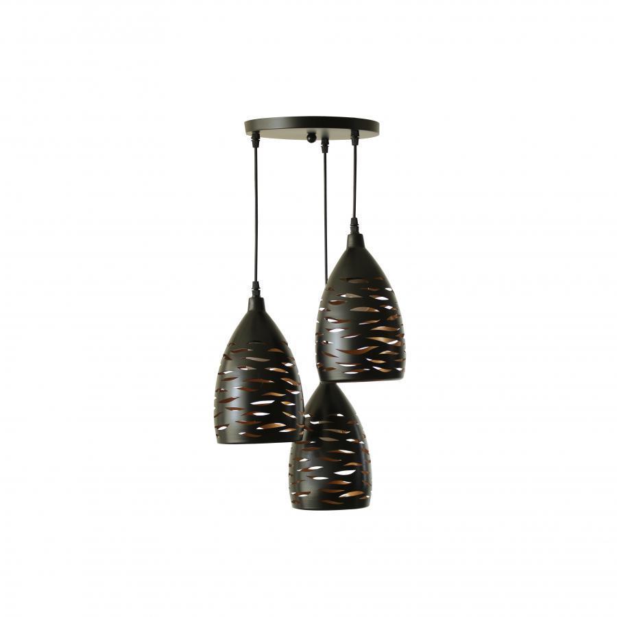 Pendul Elsa, 3*E27, Metal, Maro, 7736/3