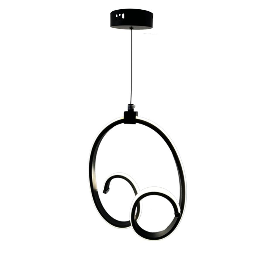 Pendul LED Alberta 50W Alb Negru