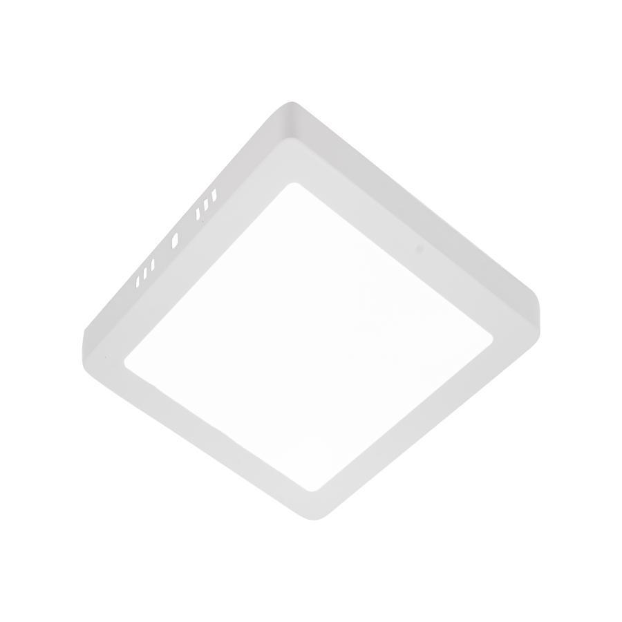 Spot LED Aplicat, 12W, 6400K, Metal si Acril, Alb - imagine 2