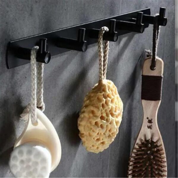 Suport Prosop si Accesorii Baie Negru GJ608 - imagine 3