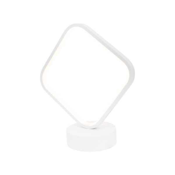 Veioza LED Merga, 26W, 3000K/4000K/6000K, Metal si Acril, Alb