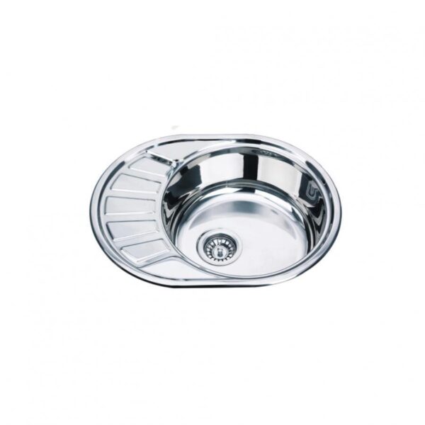 Chiuveta Bucatarie din Inox 57*45 cm, Cromat 5745 RIF
