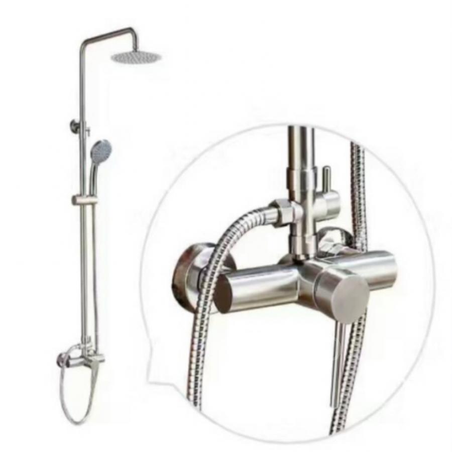 Coloana de Dus Inox Satinat Argintiu – RESIGILAT –