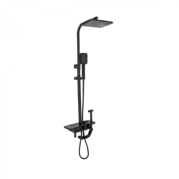 Coloana Dus Afisaj LCD Inox Negru -RESIGILAT-