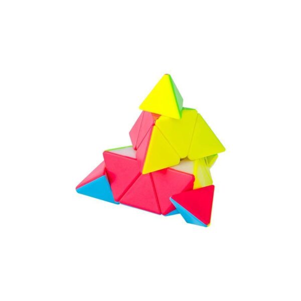 Cub Rubik, Triunghi, Multicolor, Plastic - imagine 3