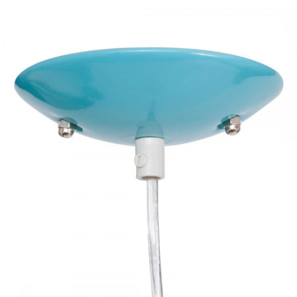 Lustra Avion, 1*E27, Multicolor, Lemn si Sticla - imagine 3