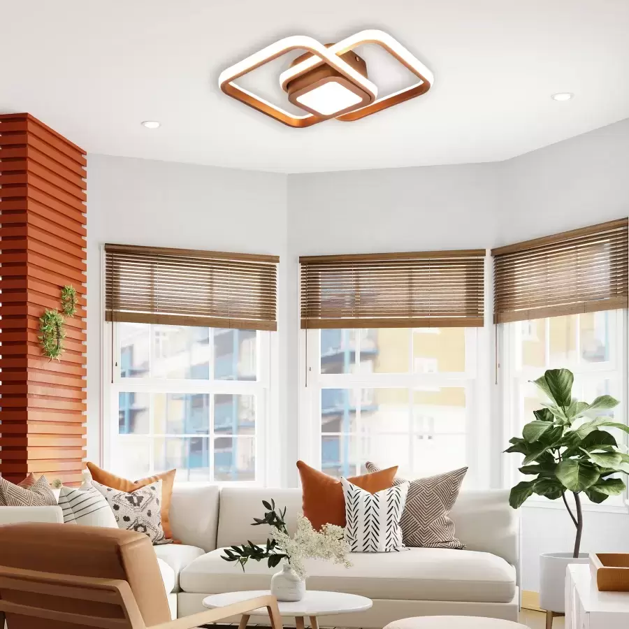 Lustra LED Felicia, 36W, 3000/4000/6000K, Maro