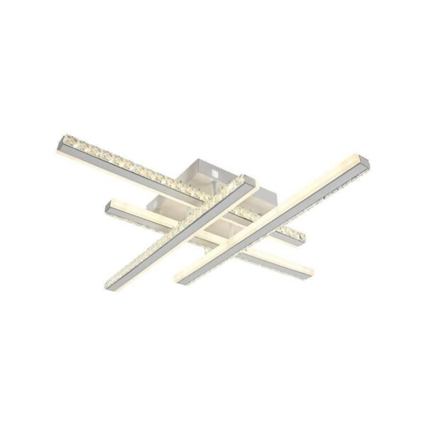 Lustra LED cu Telecomanda Abigaia 136W Dimabila Alb - RESIGILAT - - imagine 2