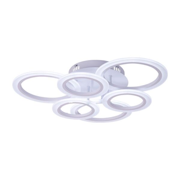 Lustra LED cu Telecomanda Amalia 120W Dimabila Alb - RESIGILAT - - imagine 3