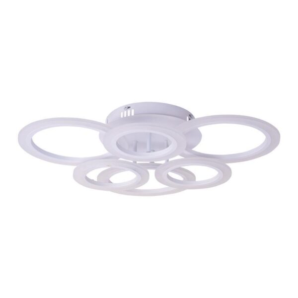 Lustra LED cu Telecomanda Amalia 120W Dimabila Alb - RESIGILAT - - imagine 4