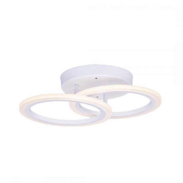 Lustra LED cu Telecomanda Cerc 24W Dimabila Alb - RESIGILAT -