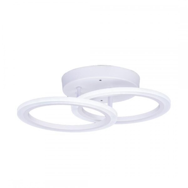 Lustra LED cu Telecomanda Cerc 24W Dimabila Alb - RESIGILAT - - imagine 3